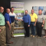 Members of the LEDC Executive Committee with WTC-KC Award.